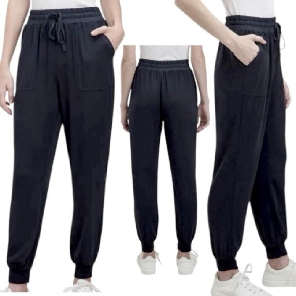 NWT Splendid Women's Jogger Pants BLACK Sz XXL 16-18